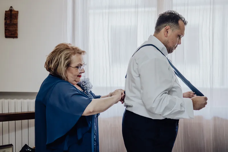 Jessica e Pasquale a Villa Baiana – i preparativi dello sposo, foto 7