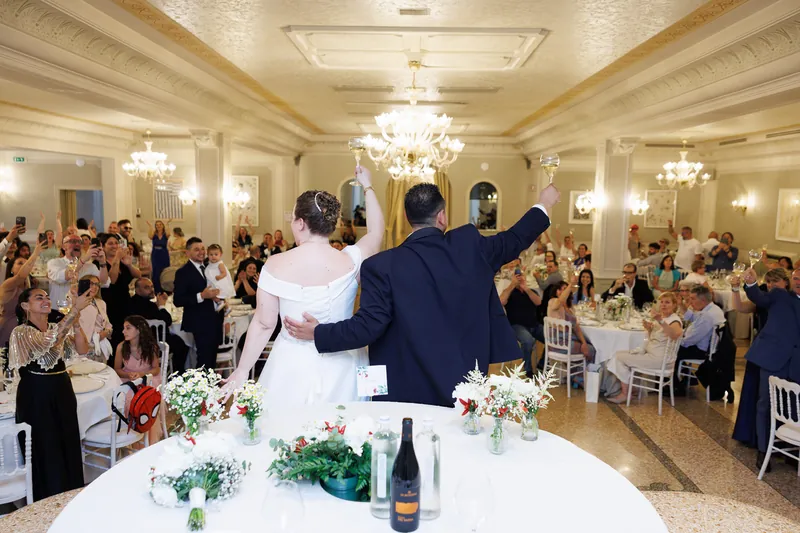 Jessica e Pasquale a Villa Baiana – l’ingresso in sala, foto 4