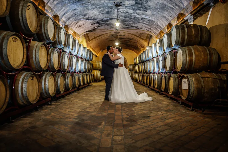 Jessica e Pasquale a Villa Baiana – la sera tra cantina e giardino, foto 1