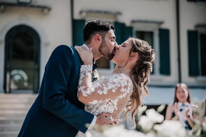 Ambra e Giuseppe a Villa Cariola – la cerimonia nel parco, foto 6