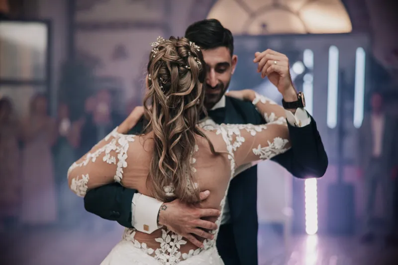 Ambra e Giuseppe a Villa Cariola – primo ballo e festa, foto 3