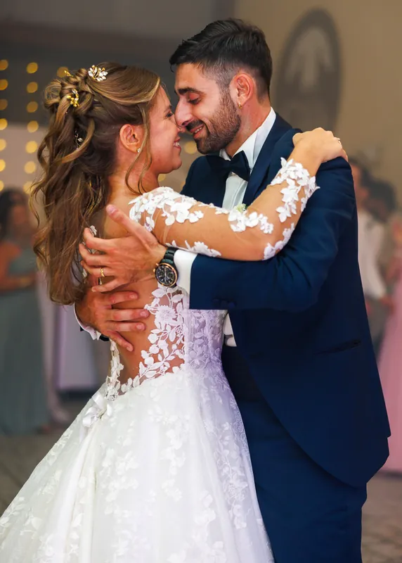 Ambra e Giuseppe a Villa Cariola – primo ballo e festa, foto 6