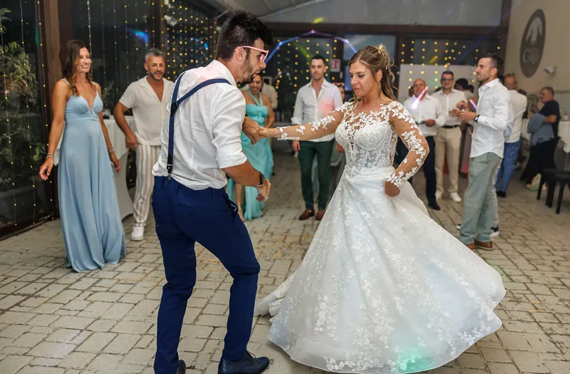 Ambra e Giuseppe a Villa Cariola – primo ballo e festa, foto 9