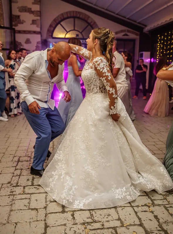 Ambra e Giuseppe a Villa Cariola – primo ballo e festa, foto 11