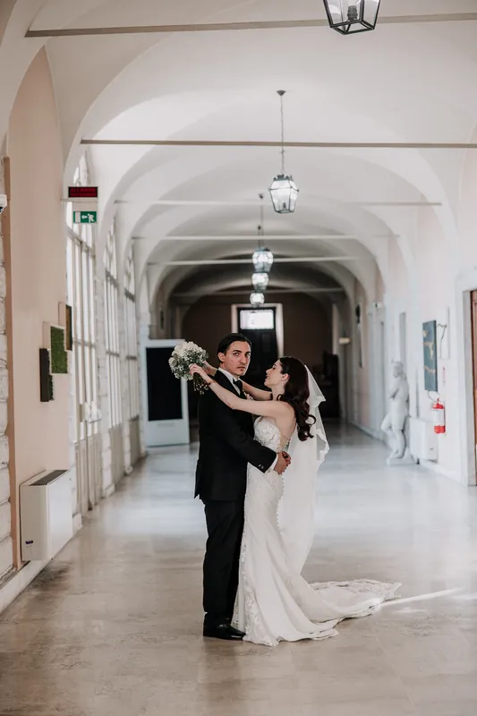 Elisa e Nicola a Villa Fenaroli – aperitivo e sale allestite, foto 1