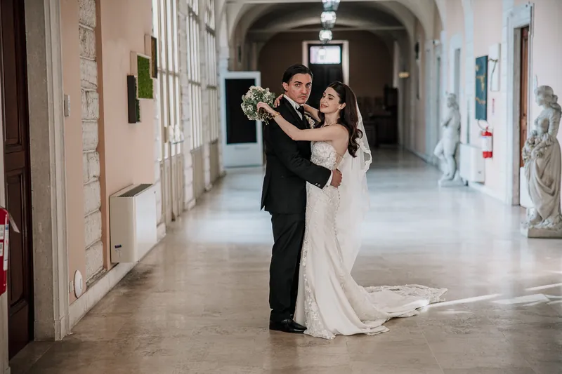 Elisa e Nicola a Villa Fenaroli – aperitivo e sale allestite, foto 2