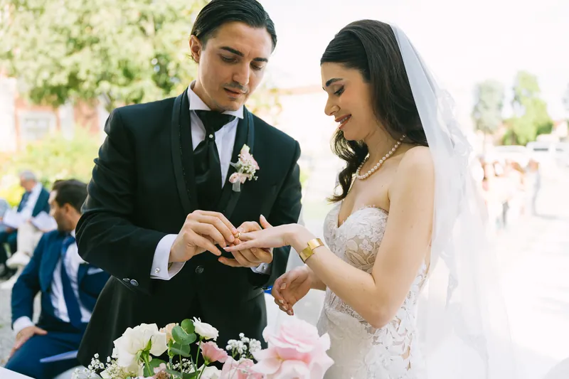 Elisa e Nicola a Villa Fenaroli – la cerimonia, foto 8
