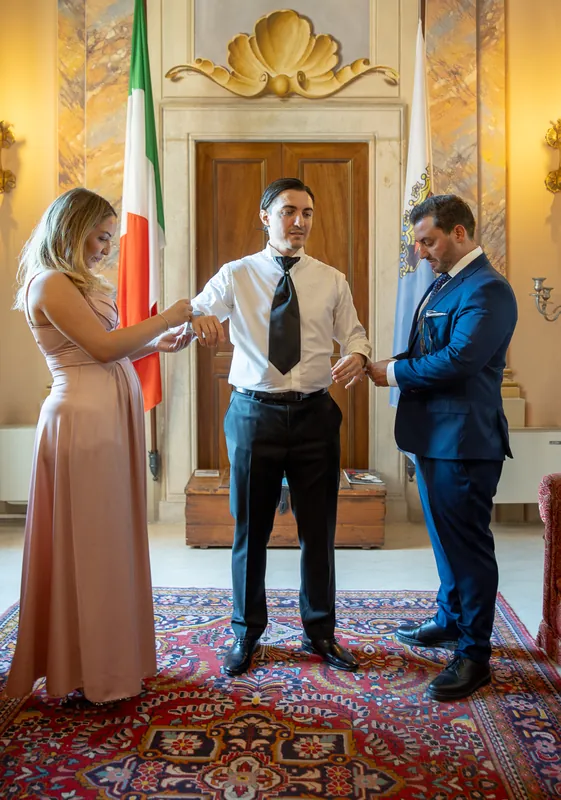 Elisa e Nicola a Villa Fenaroli – i preparativi di nicola, foto 2