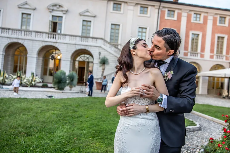 Elisa e Nicola a Villa Fenaroli – ritratti al tramonto, foto 4