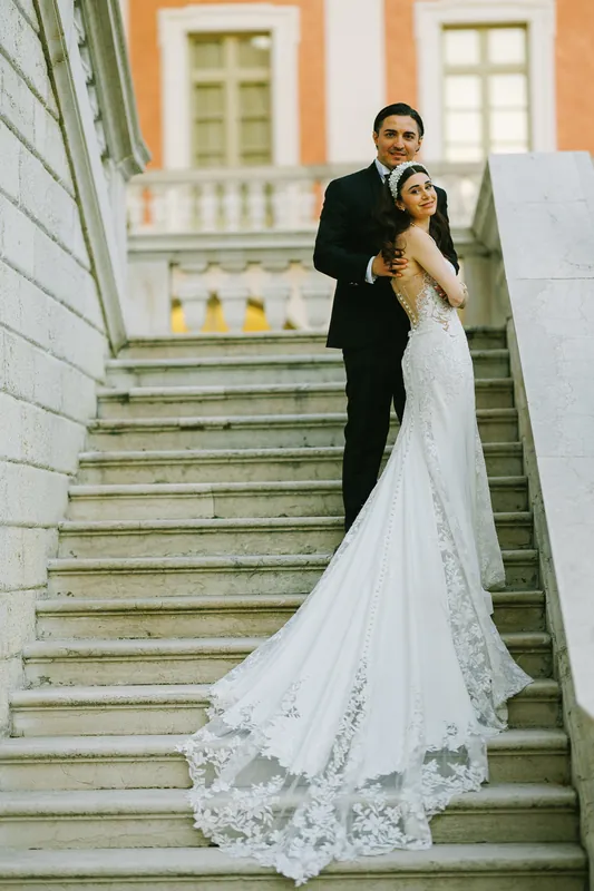 Elisa e Nicola a Villa Fenaroli – ritratti al tramonto, foto 11