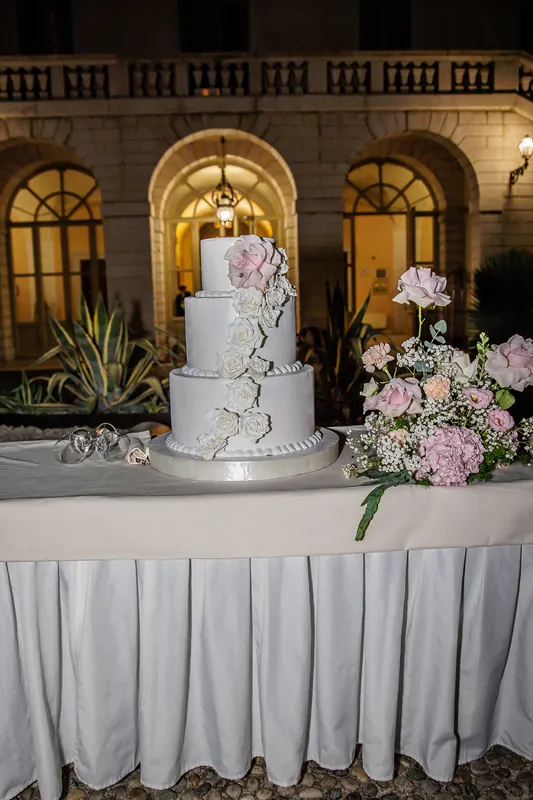 Elisa e Nicola a Villa Fenaroli – torta e fuochi d’artificio, foto 1