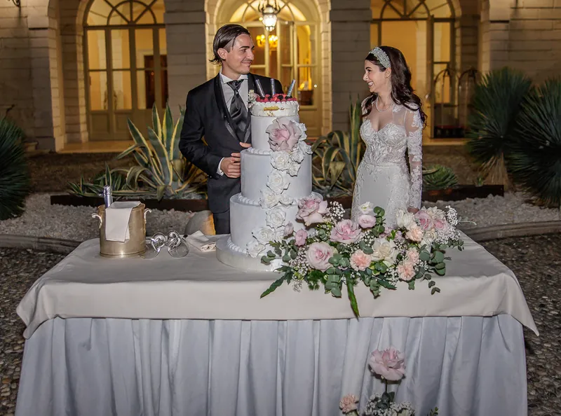 Elisa e Nicola a Villa Fenaroli – torta e fuochi d’artificio, foto 4