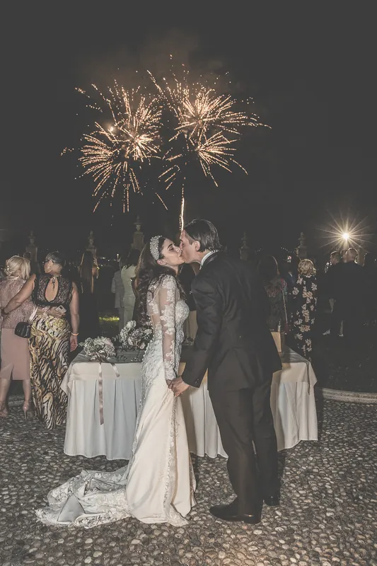 Elisa e Nicola a Villa Fenaroli – torta e fuochi d’artificio, foto 9