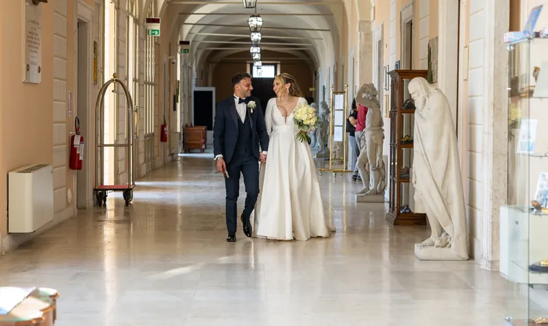 Luigi e Valentina a Villa Fenaroli – l’arrivo in villa e il brindisi, foto 5