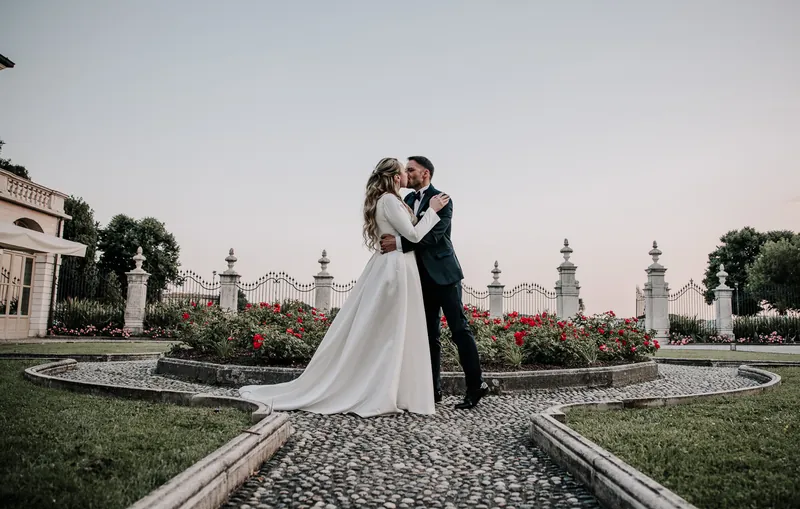 Luigi e Valentina a Villa Fenaroli – ritratti al tramonto, foto 3