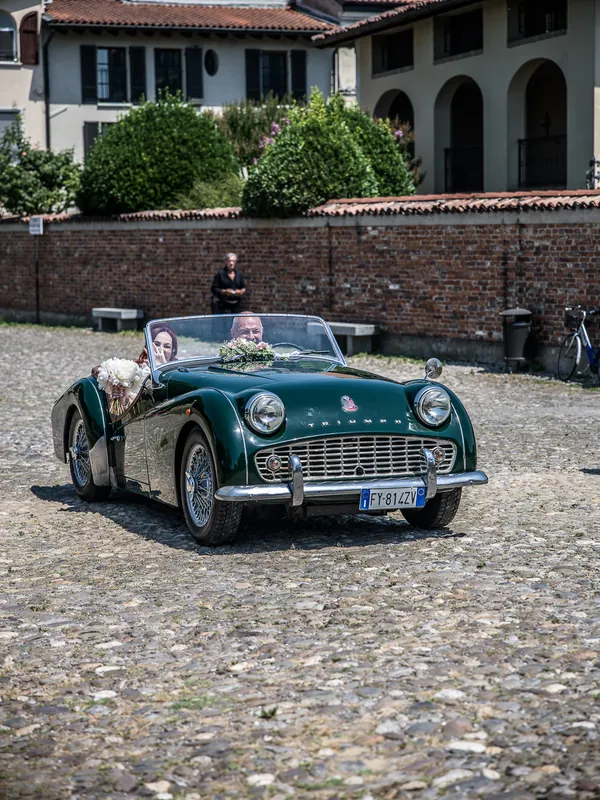 Marina e Federico a Villa Fenaroli – l’arrivo di marina, foto 1