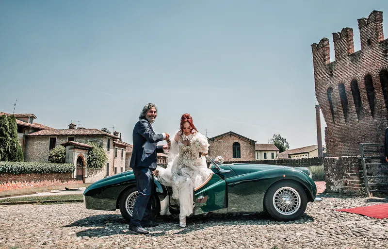 Marina e Federico a Villa Fenaroli – l’arrivo di marina, foto 4