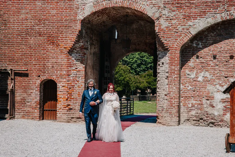 Marina e Federico a Villa Fenaroli – l’arrivo di marina, foto 5