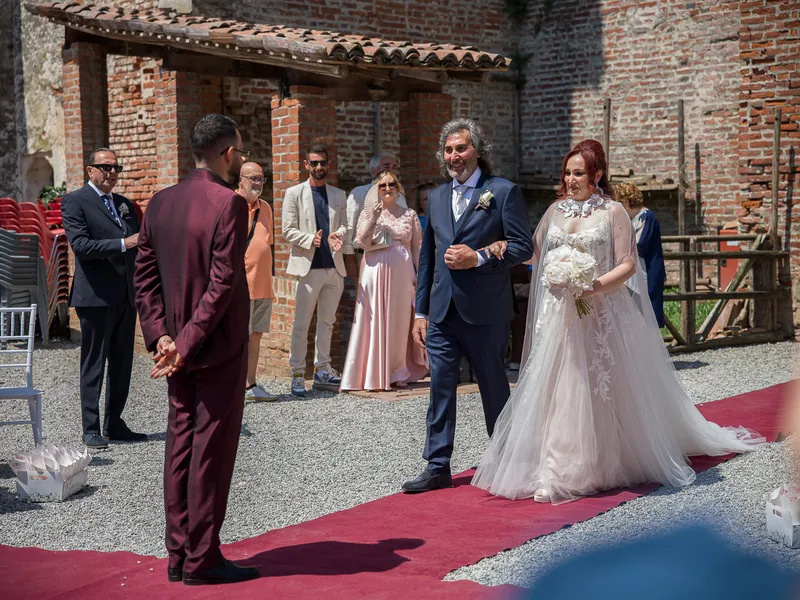 Marina e Federico a Villa Fenaroli – l’arrivo di marina, foto 6