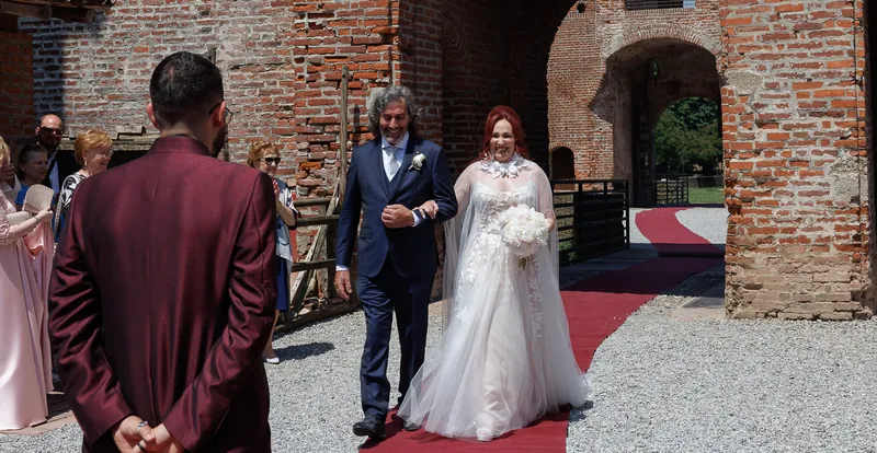 Marina e Federico a Villa Fenaroli – l’arrivo di marina, foto 8