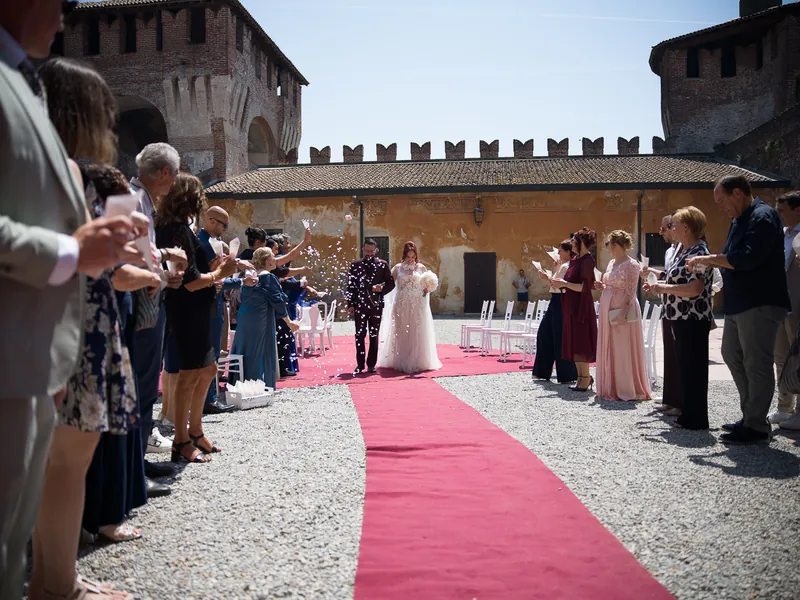 Marina e Federico a Villa Fenaroli – la cerimonia nel cortile, foto 12
