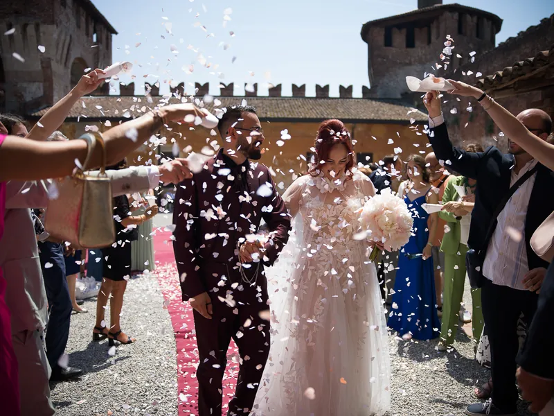 Marina e Federico a Villa Fenaroli – la cerimonia nel cortile, foto 13