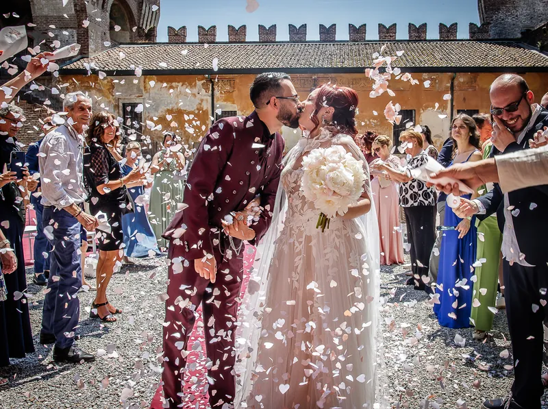Marina e Federico a Villa Fenaroli – la cerimonia nel cortile, foto 14