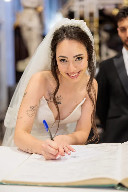 Miriam e Antonino a Villa Fenaroli – la cerimonia in chiesa, foto 16
