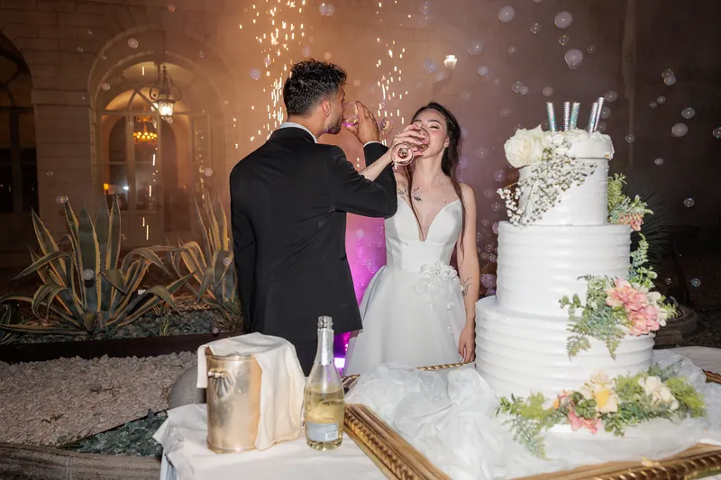 Miriam e Antonino a Villa Fenaroli – torta e festa, foto 5