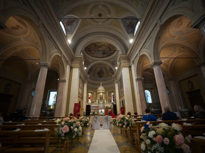 Yesmina e Alessandro a Villa Malliana – la cerimonia in chiesa, foto 2