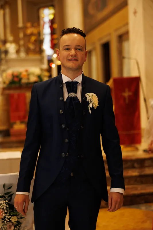 Yesmina e Alessandro a Villa Malliana – la cerimonia in chiesa, foto 4