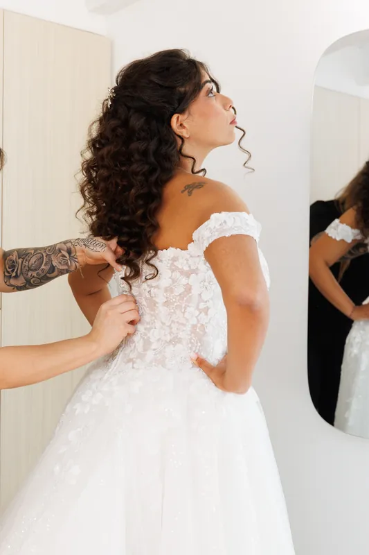 Yesmina e Alessandro a Villa Malliana – preparativi della sposa, foto 9