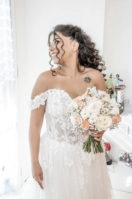 Yesmina e Alessandro a Villa Malliana – preparativi della sposa, foto 10