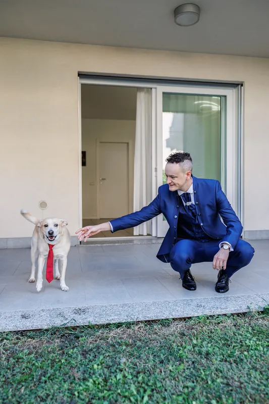 Yesmina e Alessandro a Villa Malliana – preparativi dello sposo, foto 7