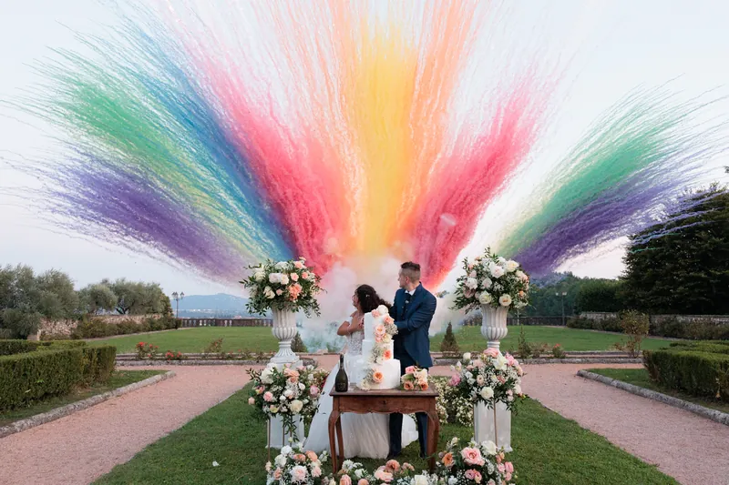 Yesmina e Alessandro a Villa Malliana – la torta sul prato, foto 4