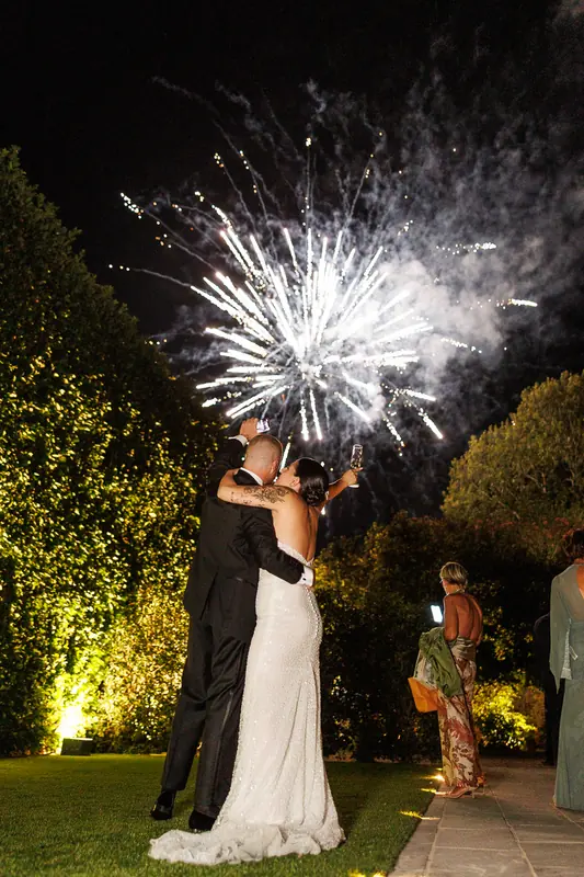 Fabiana e Nicola a Villa Toscanini – la torta e le fontane di luce, foto 7