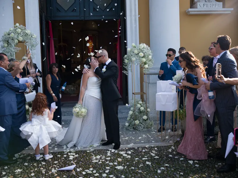 Fabiana e Nicola a Villa Toscanini – l’uscita e gli auguri, foto 2
