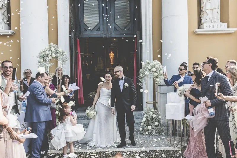 Fabiana e Nicola a Villa Toscanini – l’uscita e gli auguri, foto 3