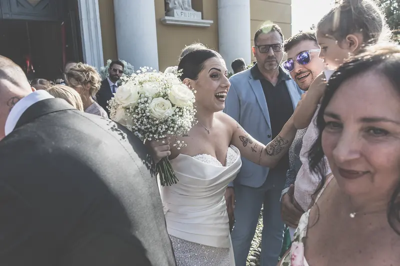 Fabiana e Nicola a Villa Toscanini – l’uscita e gli auguri, foto 5