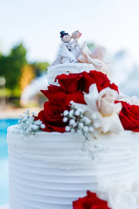 Elena e Dylan a Villa Valenca – la torta a bordo piscina, foto 6