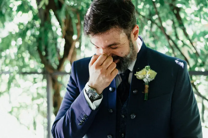 Gerta e Luca a Villa Valenca – la cerimonia sotto il pergolato, foto 2