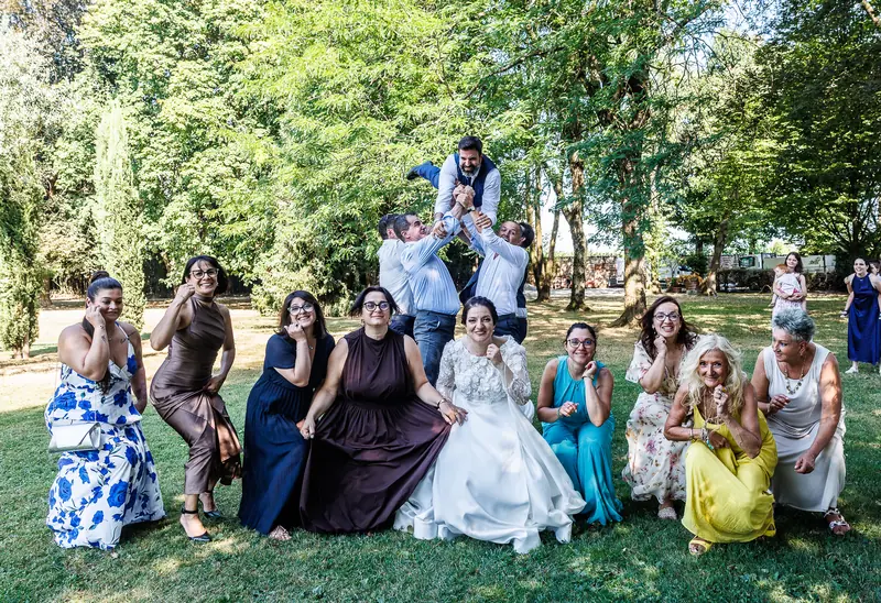 Gerta e Luca a Villa Valenca – la festa in giardino e in piscina, foto 4