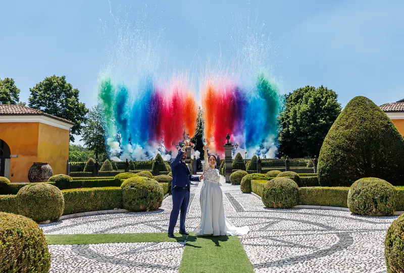 Gerta e Luca a Villa Valenca – i fumogeni colorati, foto 1