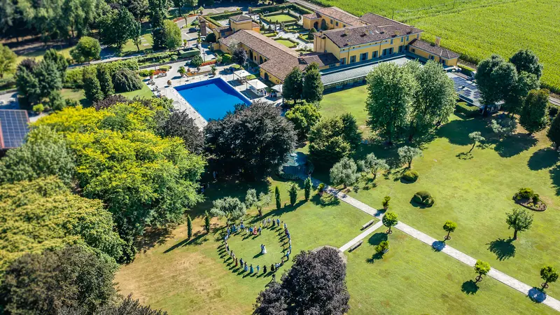 Gerta e Luca a Villa Valenca – villa valenca dal drone, foto 1