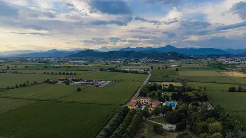 Gerta e Luca a Villa Valenca – villa valenca dal drone, foto 2