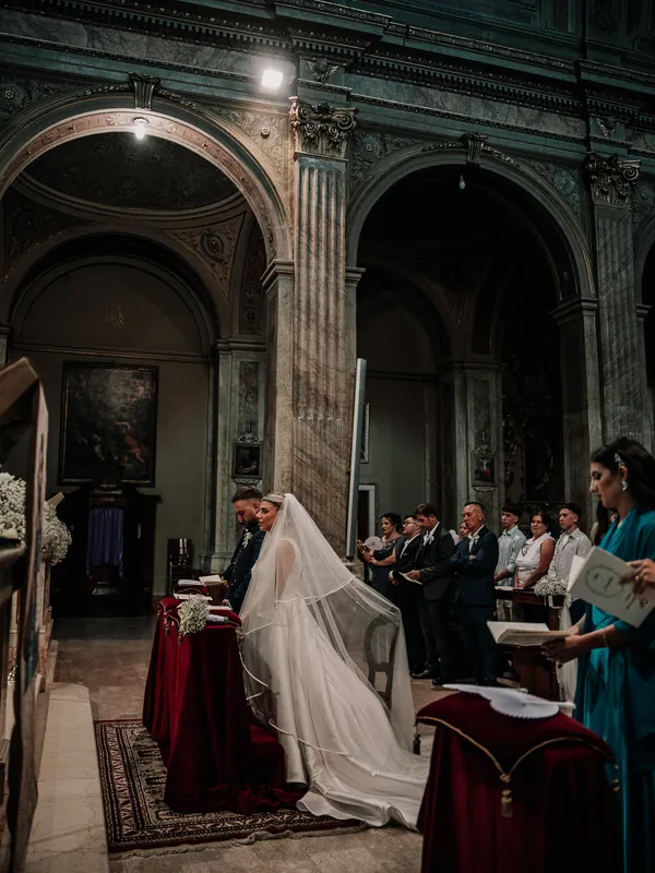 Josephine e Alex a Villa Zaccaria – la cerimonia in chiesa, foto 4