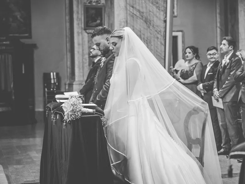 Josephine e Alex a Villa Zaccaria – la cerimonia in chiesa, foto 5