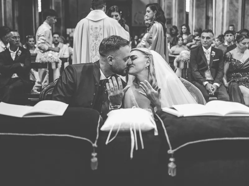 Josephine e Alex a Villa Zaccaria – la cerimonia in chiesa, foto 9