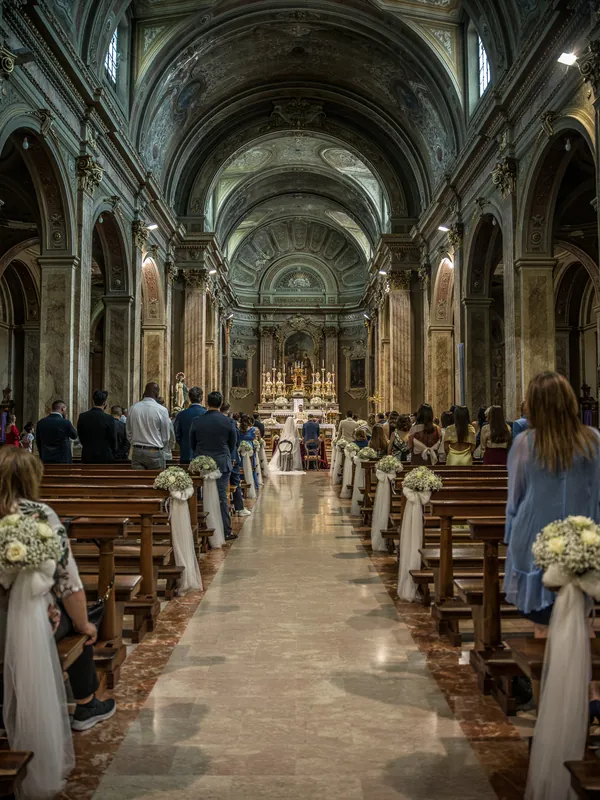 Josephine e Alex a Villa Zaccaria – la cerimonia in chiesa, foto 10