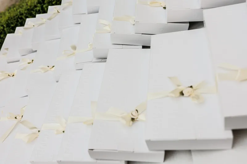 Josephine e Alex a Villa Zaccaria – confettata e torta nel cortile, foto 3